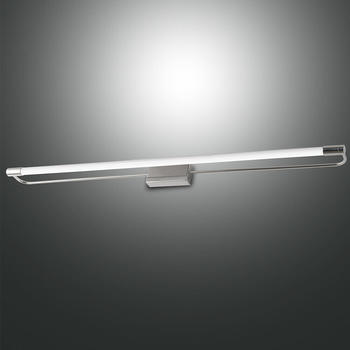 Fabas Luce LED Wandleuchte Rapallo IP44 in Chrom 800mm silber
