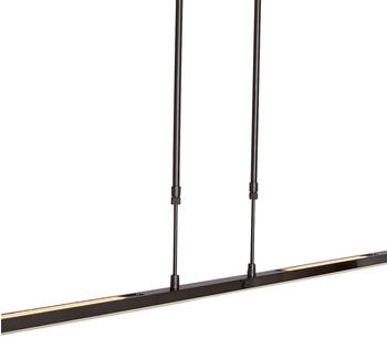Steinhauer LED Pendelleuchte Zelena in Rosa und Weiß 3x 17W 6600lm schwarz