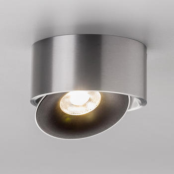 LupiaLicht LED Deckenleuchte Saturn in Aluminium-matt 9W 910lm 2700K silber