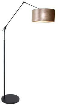 Steinhauer Stehleuchte Prestige Chic in Schwarz und Taupe E27 400mm schwarz