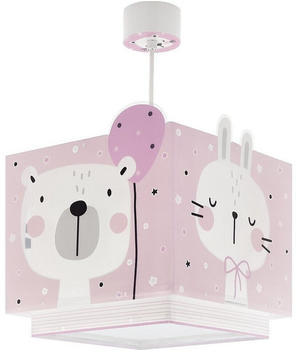 Dalber Pendelleuchte Baby Jungle in Rosa E27 rot