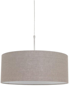 Steinhauer Pendelleuchte Gramineus in Silber und Grau E27 500mm silber