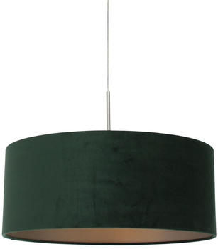 Steinhauer Pendelleuchte Sparkled Light in Silber und Grün E27 500mm silber