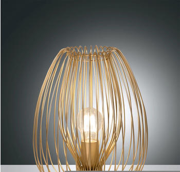 Fabas Luce Tischleuchte Camp in Gold-matt E27 250mm gold / messing