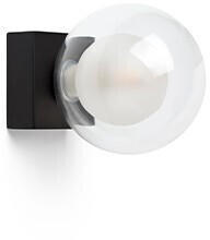 Faro Wand- und Deckenleuchte Perla in Schwarz E27 IP44 schwarz