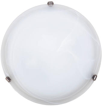 Rabalux 3302 Wand-/Deckenleuchte Alabastro aus Metall Glas Reisstein Glas/ chrom Kralle Ø40cm