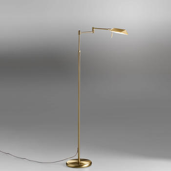 LupiaLicht LED Stehleuchte Liseuse in Messing-matt 12W 1100lm gold / messing