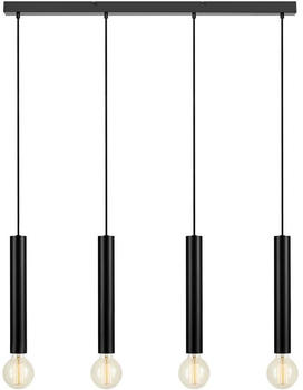Markslöjd Lighting 108264 - Hängeleuchte SENCILLO 4xE27/40W/230V schwarz