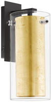 EGLO 97839, EGLO PINTO GOLD Wandleuchte, klar, gold