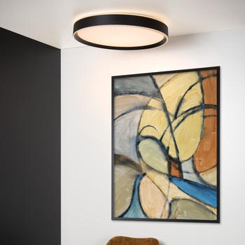 Lucide LED Deckenleuchte Nuria in Schwarz 36W 2880lm schwarz