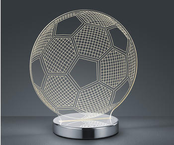 Trio-Leuchten Trio LED Tischleuchte BALL 3D Fußball Lichtfarbe einstellbar Höhe 22cm