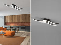 Led Deckenleuchte Route Trio Lighting R62473432-5w 4000k Ip20
