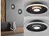 Trio LED Deckenleuchten Set Schwarz Ø30cm für Badezimmer Gäste WC in 3 Stufen dimmbar