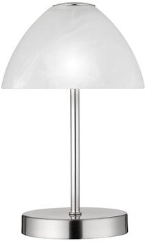 Trio LED Tischleuchte QUEEN Metall 4-fach Touch Dimmer Silber matt, R52021107