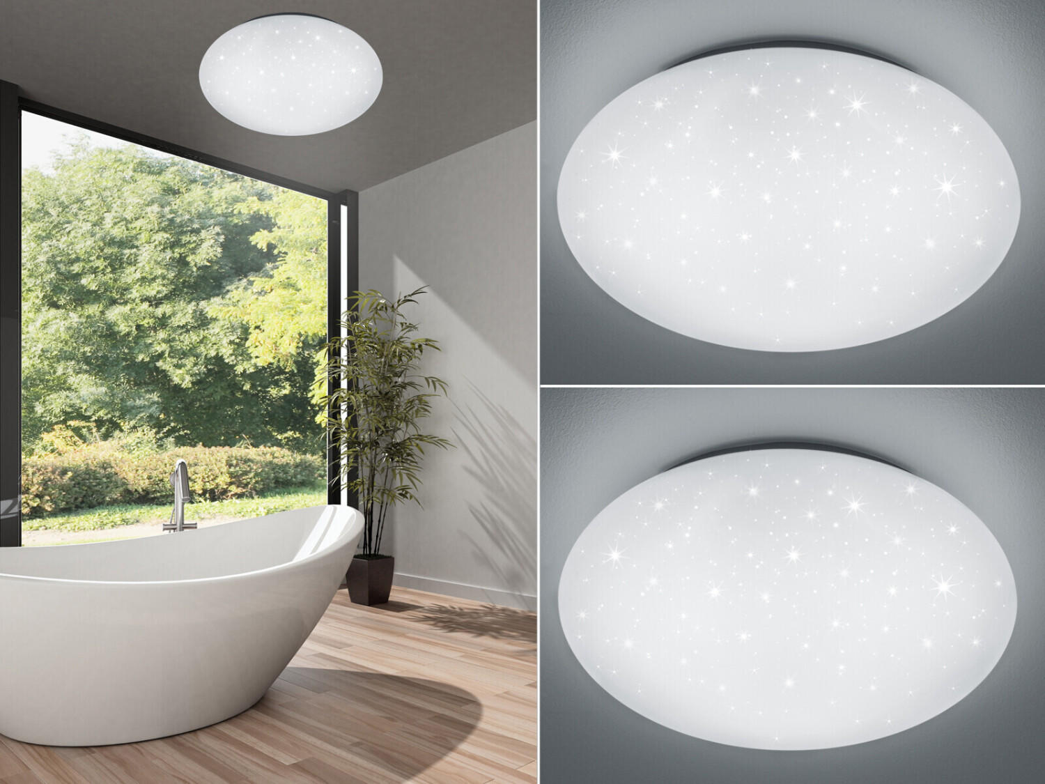 Trio-Leuchten Trio LED Deckenleuchte Wandlampe Set mit Sternenhimmel für  Badezimmer Gäste WC & Flur Test TOP Angebote ab 48,86 € (Juni 2023)