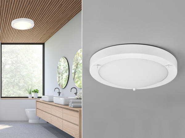 Trio-Leuchten Trio LED Deckenleuchte Weiß Ø31,5cm Lampen für Badezimmer,  Gäste WC & Eingangsbereich Test TOP Angebote ab 35,23 € (September 2023)