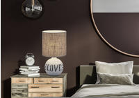 REALITY Leuchten Schreibtischlampe "Esna" E14 1 Stk. E14 Tischleuchte mit