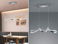 REALITY Leuchten LED Pendelleuchte "Perugia" LED-Board 1 Stk. Neutralwei&szlig; Deko