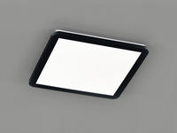REALITY Leuchten LED Deckenleuchte "Camillus" LED-Board 1 Stk. Warmwei&szlig; matt schwarz