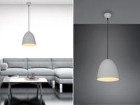 REALITY Leuchten Pendelleuchte "Tilda" E27 1 Stk. warmwei&szlig; - kaltwei&szlig; elegante