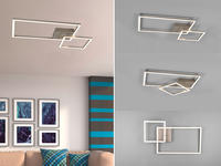REALITY Leuchten LED Deckenleuchte "Padella" LED-Board 1 Stk. Neutralwei&szlig; bewegliche