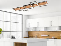 TRIO Leuchten LED Deckenleuchte "Harper" LED-Board 1 Stk. Warmwei&szlig; Deckenlampe aus