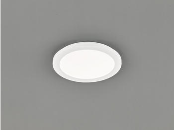 Trio LED Deckenleuchte CAMILLUS flache Badezimmerlampe Rund Ø26cm in Weiß IP44