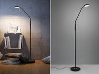 TRIO Leuchten LED Stehlampe "MONZA, Stehleuchte mit Sensordimmer Lichtfarbe