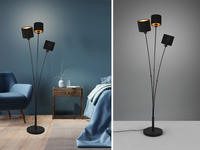 REALITY Leuchten Stehlampe "Tommy, Stehleuchte 5-flammig, E14 max 40W mit