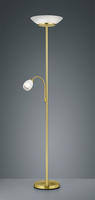 Meinewunschleuchte - Led Deckenfluter Mit Flexarm Leselampe, Messing &...