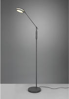 Dimmbare Led Stehleuchte Franklin Schwenkbar, H&ouml;he 133cm, Anthrazit