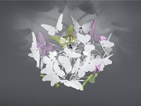 REALITY Leuchten Deckenleuchte "Butterfly" G9 1 Stk. Deckenlampe in
