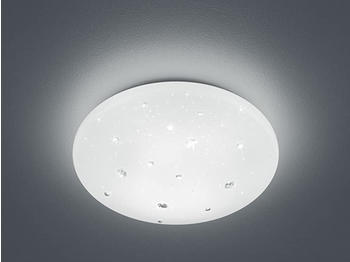 Trio LED Deckenschale ACHAT mit Sternenhimmel Kunststoff Weiß - Ø 27cm