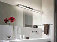 Trio - Led Badezimmer Wandleuchte Rocco Chrom - Up-down Spiegelleuchte, Breite 90cm