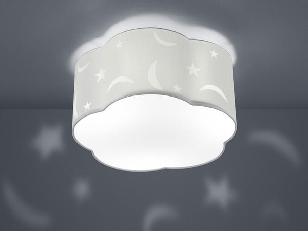 Trio-Leuchten Cool designte LED Deckenbeleuchtung rund, Stoffschirm mit Mond+Sternen  Ø40cm Test TOP Angebote ab 76,99 € (April 2023)