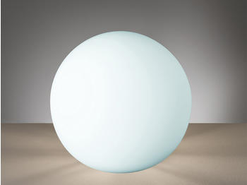 Trio-Leuchten Trio Kugel Tischleuchte Bodenlampe Deko Glaskugel f&uuml;r innen Wei&szlig; &Oslash;20cm - Lichtobjekte