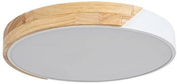 Rabalux 3527 Deckenleuchte Maple mattweiß braun LED 24W L:5cm H:5cm Ø41.5cm