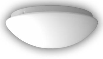 Niermann Treppenhausbeleuchtung Opalglas matt Ø 20cm, Garagenlampe Kellerleuchte Diele