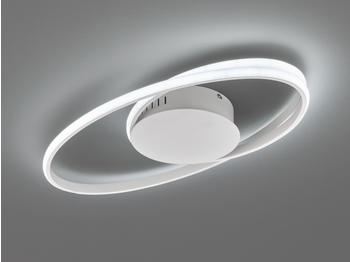 FHL easy LED Design Deckenleuchte YADE in Mattweiß 54x32 cm