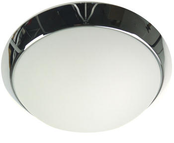 Niermann Design Deckenleuchte LED Ø25cm Schlafzimmerlampe Glasleuchte rund Dekorring