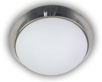 niermann Deckenleuchte "Opal matt, Dekorring Nickel matt, LED" LED-Board 1 Stk.