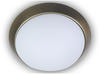 niermann Deckenleuchte »Opal matt, Dekorring Altmessing, 45 cm, LED«, 1