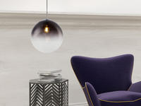GLOBO LIGHTING H&auml;ngeleuchte "VARUS" E27 1 Stk. H&auml;ngeleuchte f&uuml;r Esszimmer Chrom
