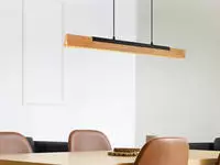 TRIO Leuchten LED Pendelleuchte "Kerala" LED-Board 1 Stk. Warmwei&szlig; H&auml;ngelampe aus