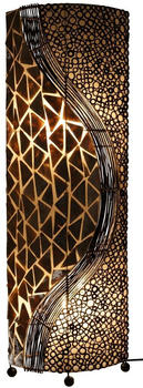 Guru-Shop Stehlampe / Stehleuchte, in Bali Handgemacht aus Naturmaterial, Capiz / Perlmutt - Modell Bromo, Mehrfarbig, Fiberglas,Muschelscheiben,Metall, 100*28*18 cm