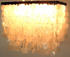 Guru-Shop Deckenlampe Muschelleuchte aus Hunderten Capiz, Perlmutt Plättchen - Modell Hispaniola 1, Weiß, Muschelscheiben,Metall, 40*50*20 cm