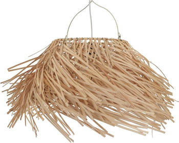 Guru-Shop Deckenlampe Bali Handgemacht aus Naturmaterial, Bambus - Modell Tabasco, Braun, Rattan, 30*60*60 cm