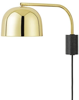 Normann Copenhagen Grant Wandleuchte gold, glockenförmig, Metall messing brass (002) 43 cm