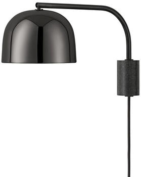 Normann Copenhagen Grant Wandleuchte schwarz, glockenförmig, Metall schwarz/schwarz black (003) 43 cm