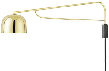 Normann Copenhagen Grant Wandleuchte gold, glockenförmig, Metall messing brass (004) 111 cm
